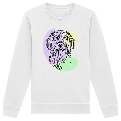 Line Art - Süßer Irish Setter - Organic Basic Unisex Sweatshirt
