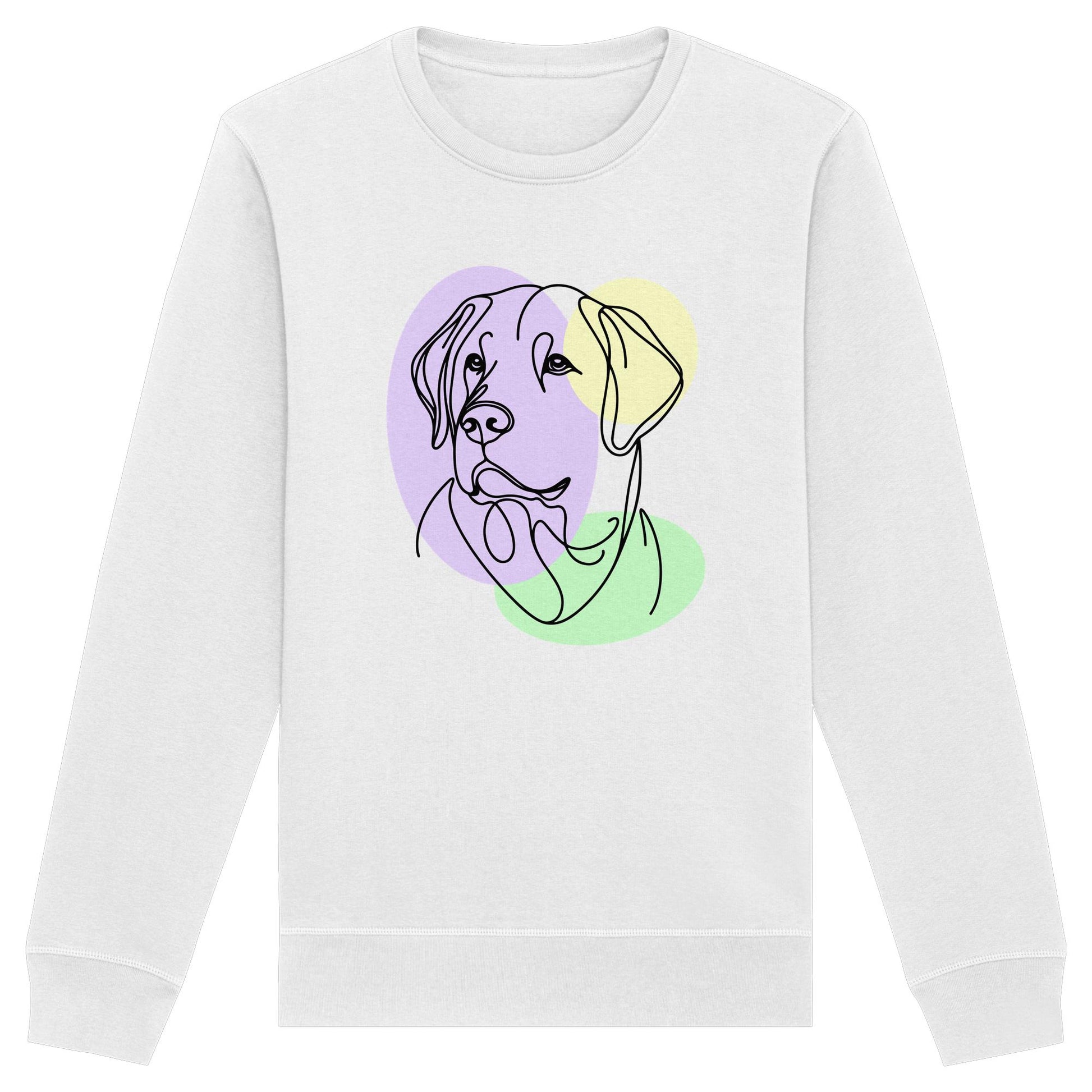 Line Art - Süßer Labrador - Organic Basic Unisex Sweatshirt