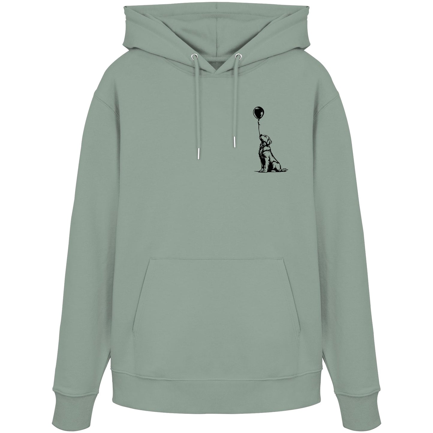 Ballon Golden Retriever - Organic Hoodie