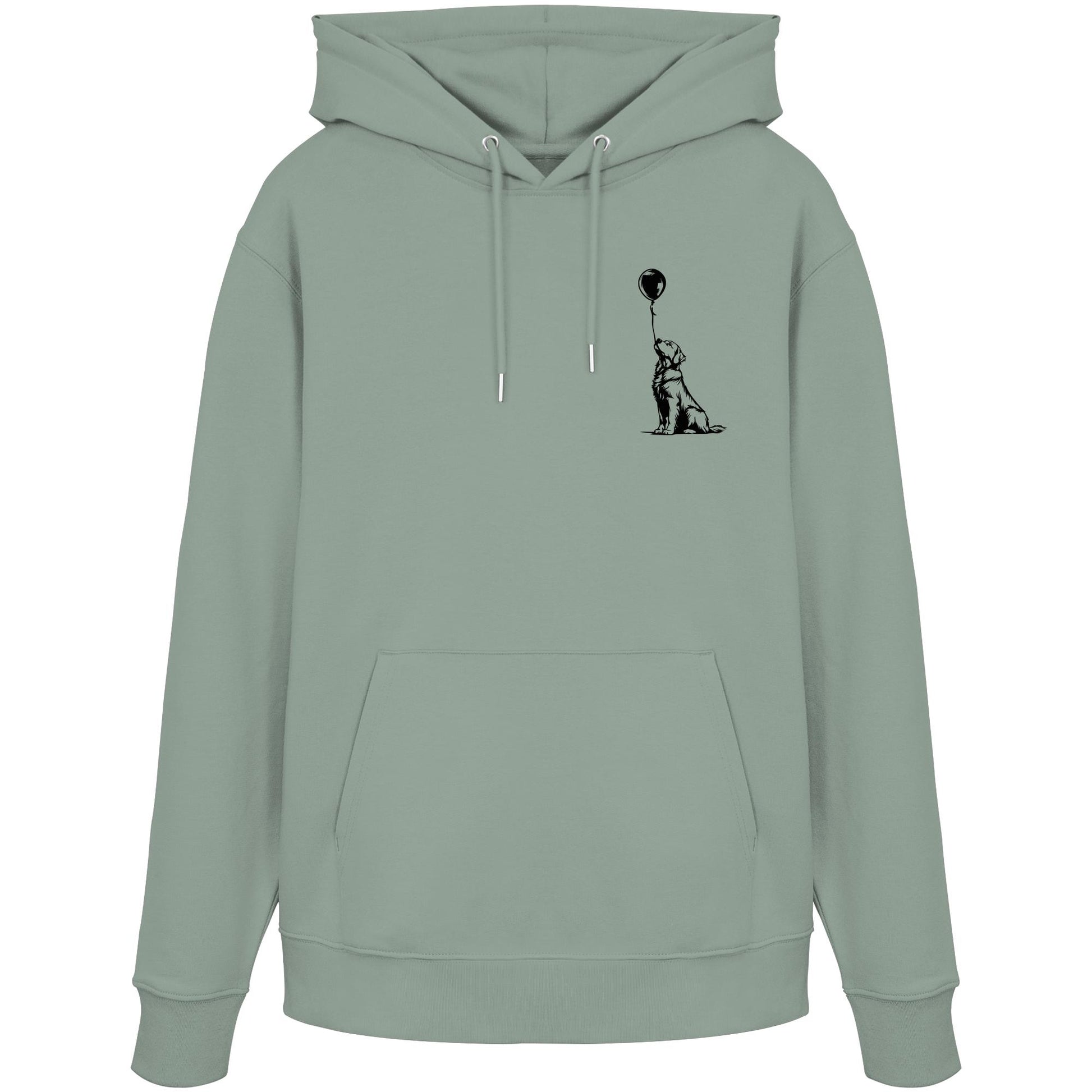 Ballon Golden Retriever - Organic Hoodie