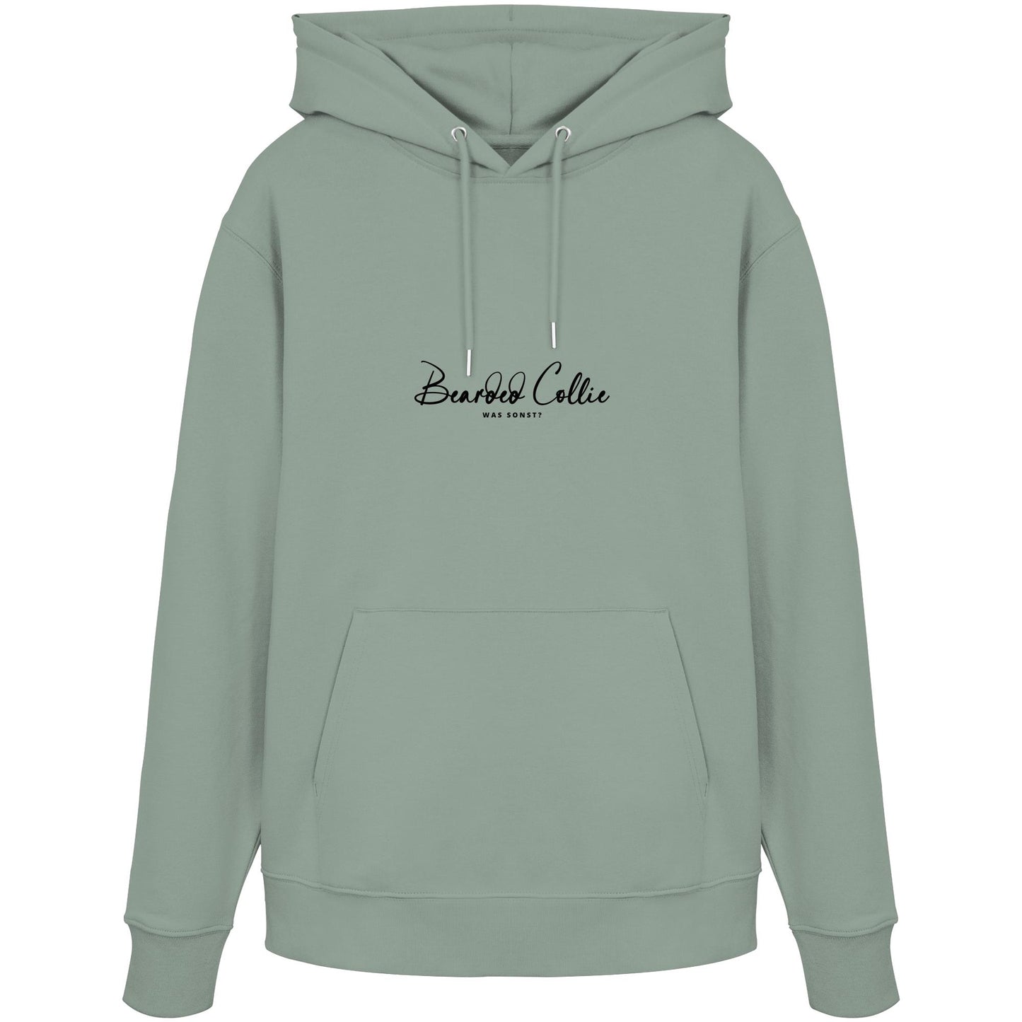 Was sonst? Bearded Collie - Organic Hoodie