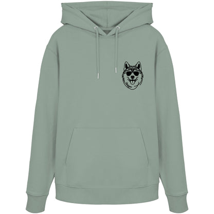Line Art - Cooler Husky - Organic Hoodie