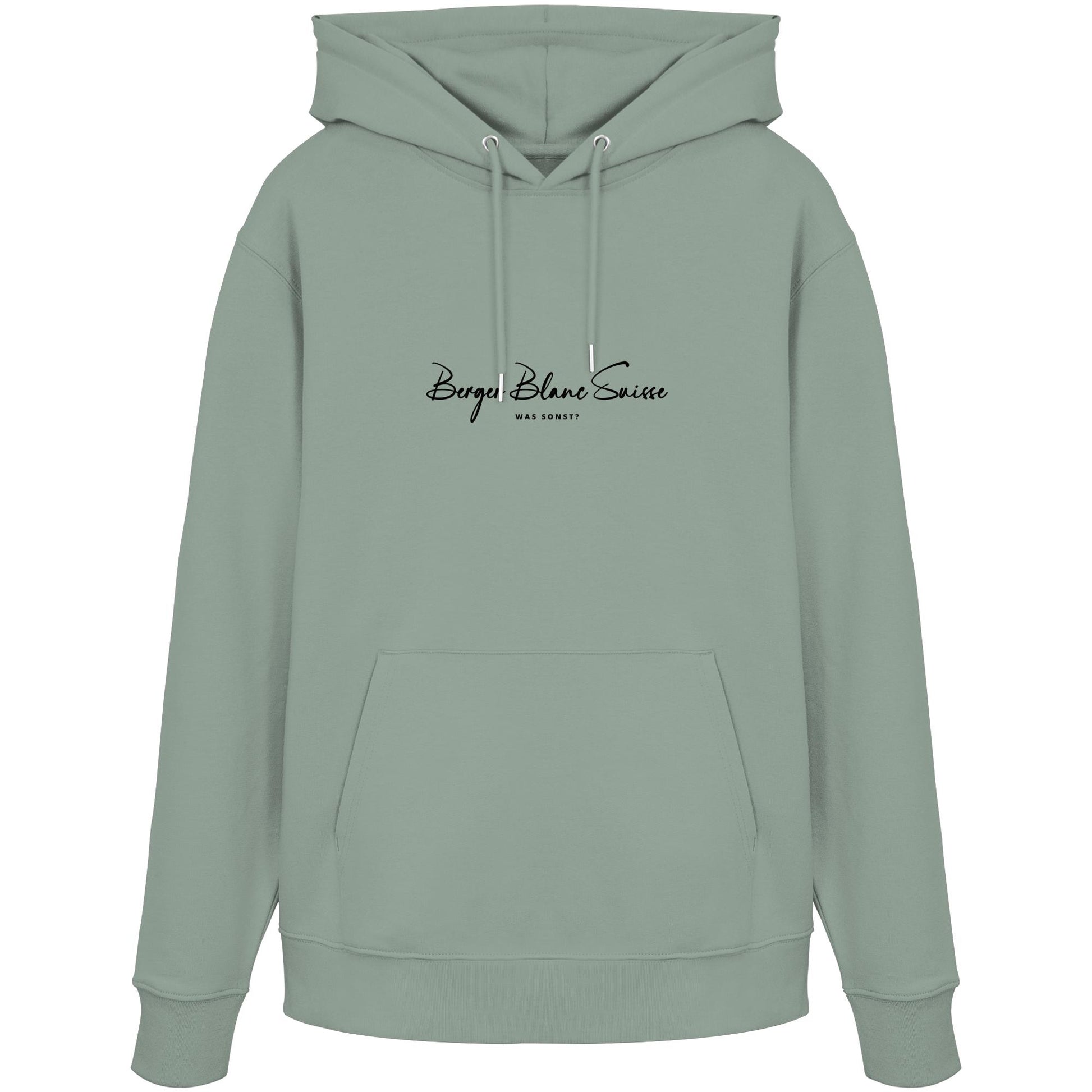Was sonst? Berger Blanc Suisse - Organic Hoodie