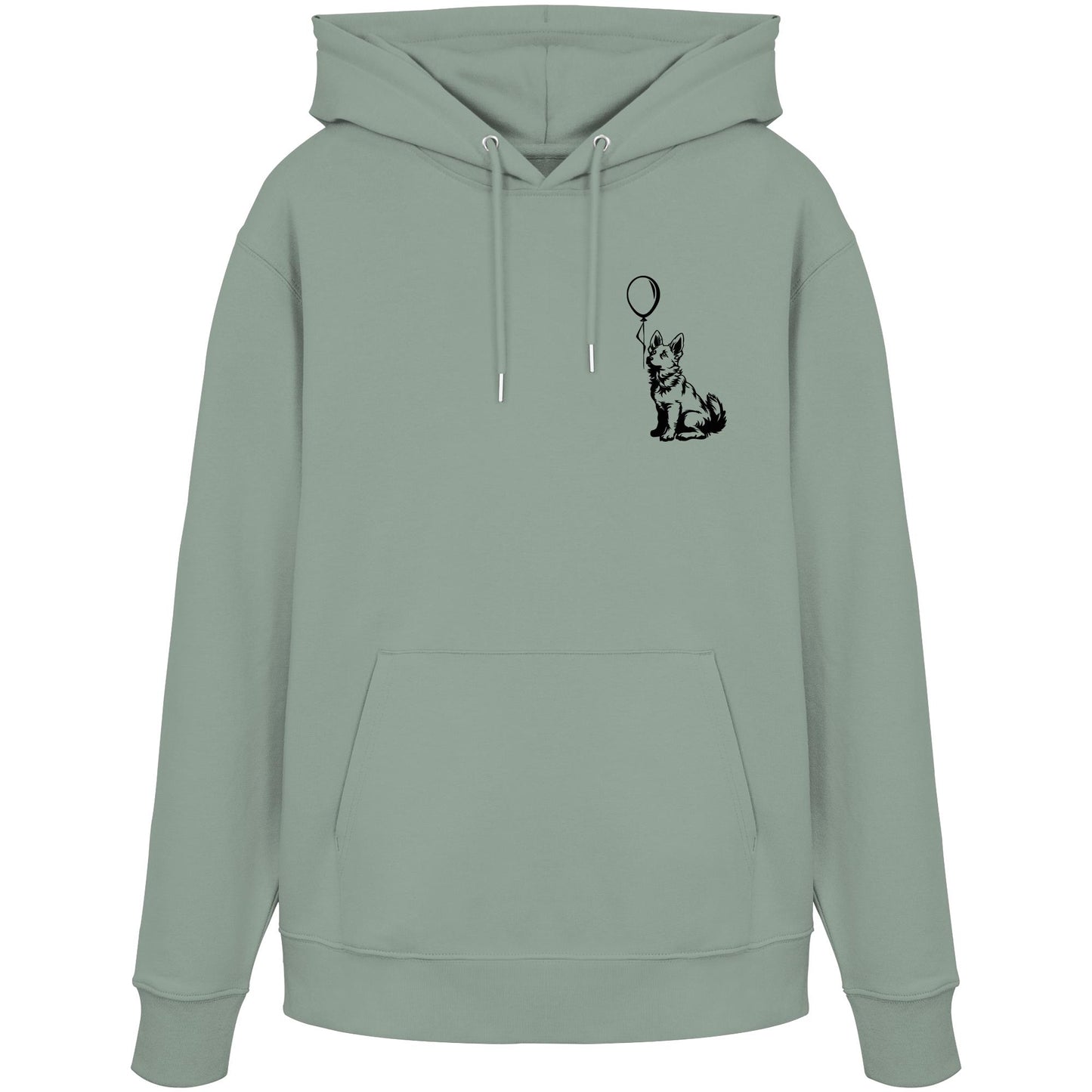 Ballon Weißer Schäferhund - Organic Hoodie