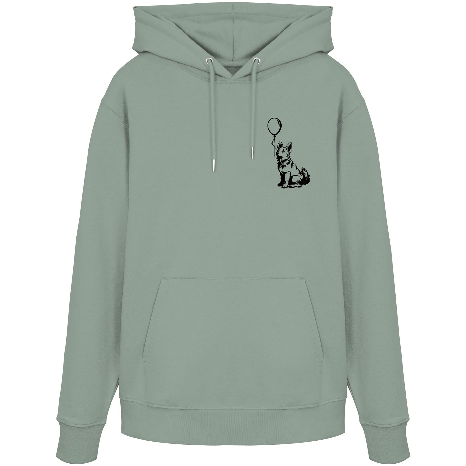 Ballon Weißer Schäferhund - Organic Hoodie