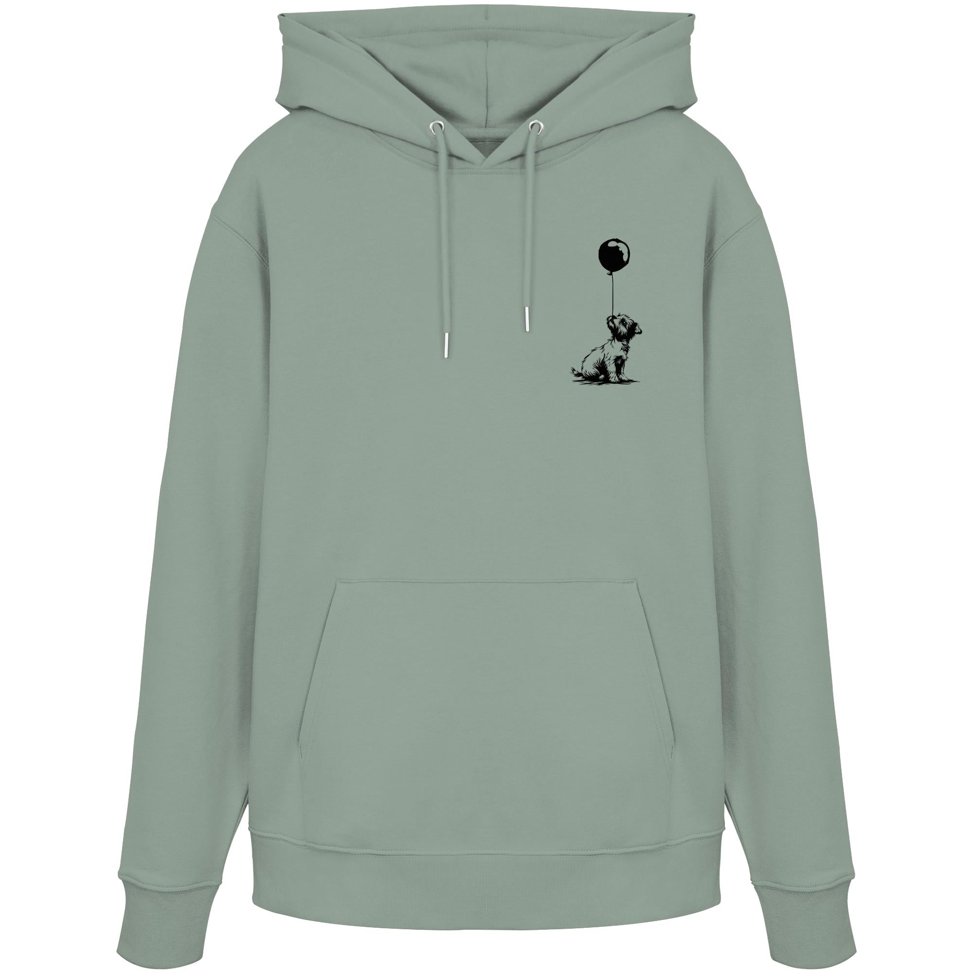 Ballon Border Terrier - Organic Hoodie