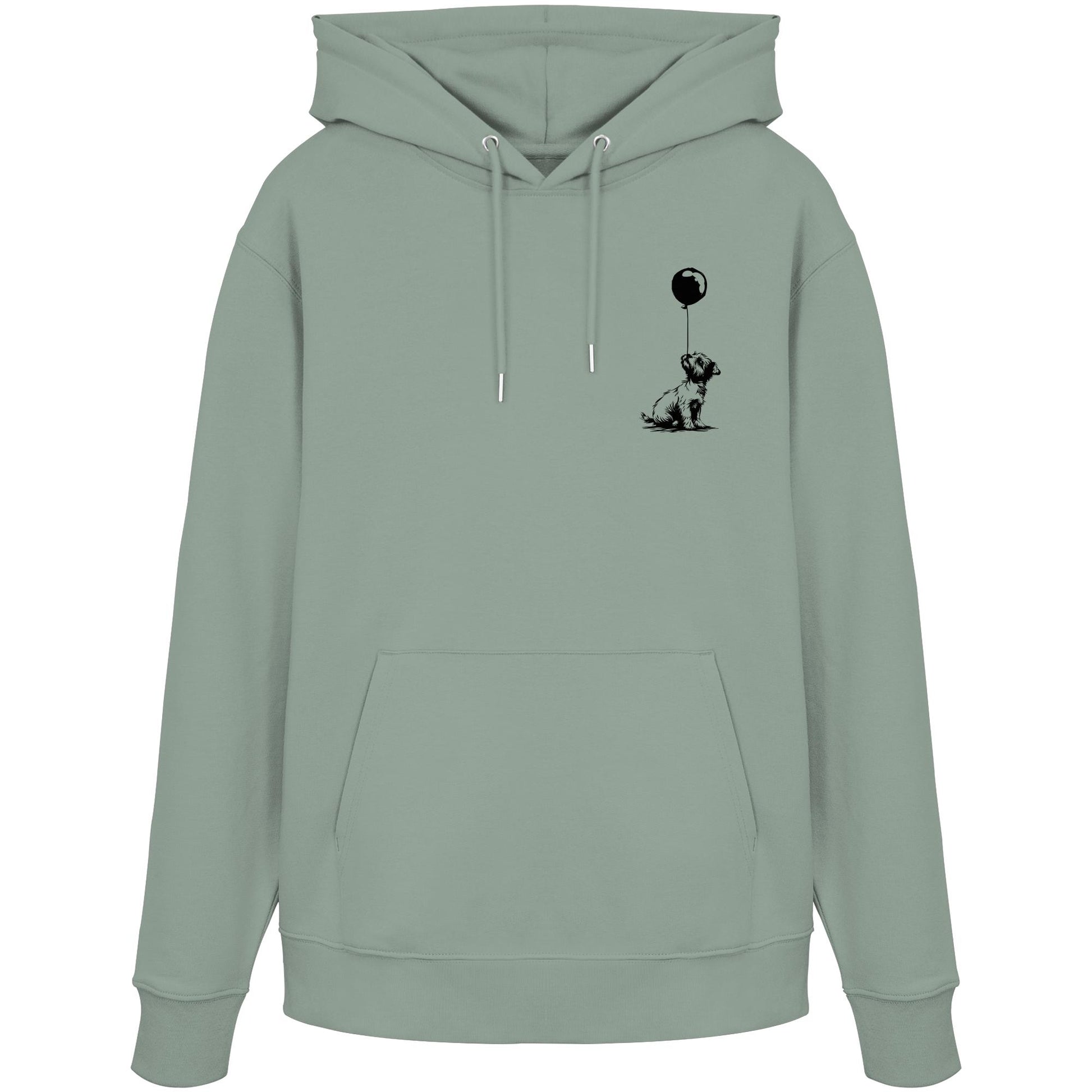 Ballon Border Terrier - Organic Hoodie