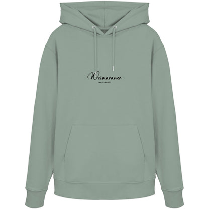 Was sonst? Weimaraner - Organic Hoodie