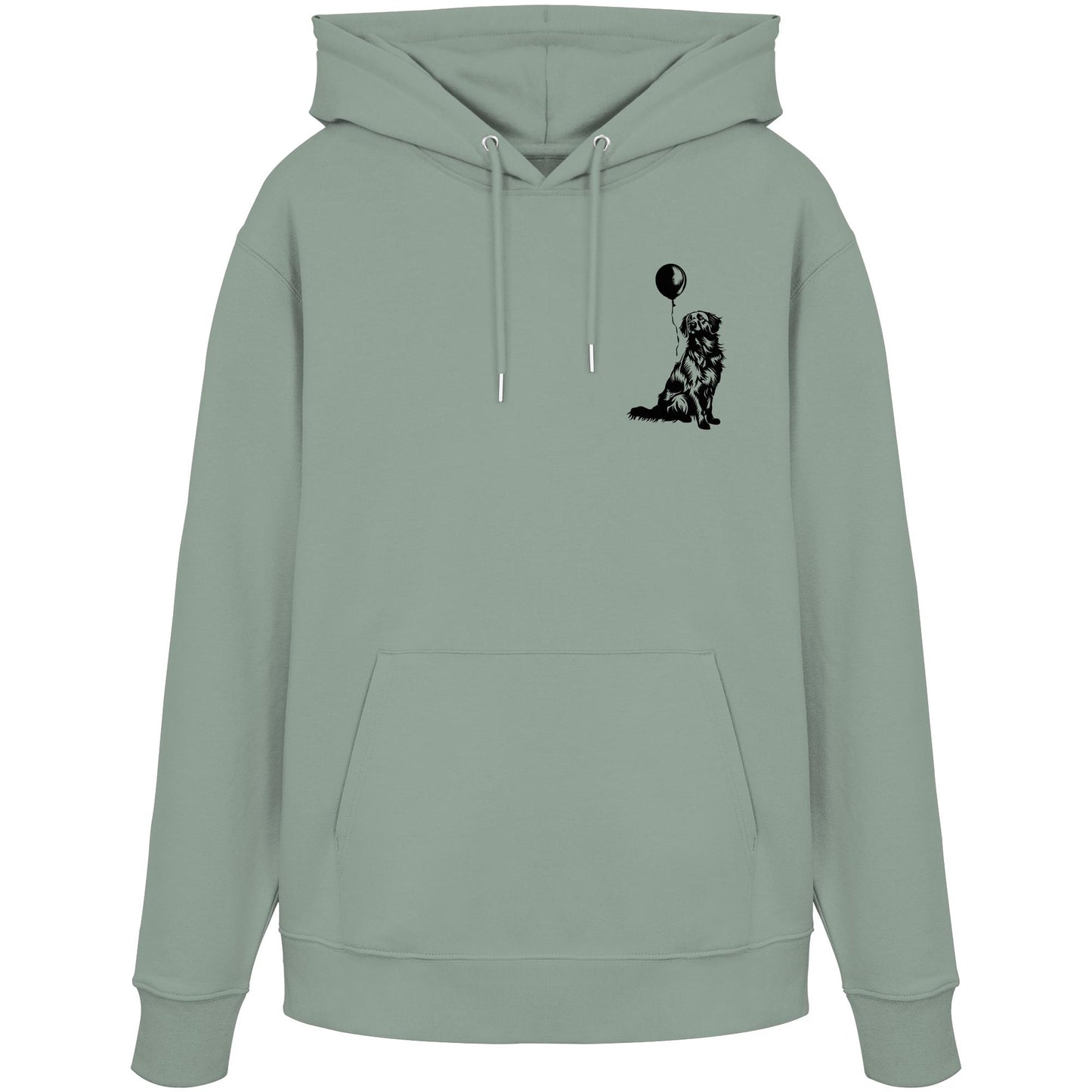 Ballon Flat Coated Retriever - Organic Hoodie