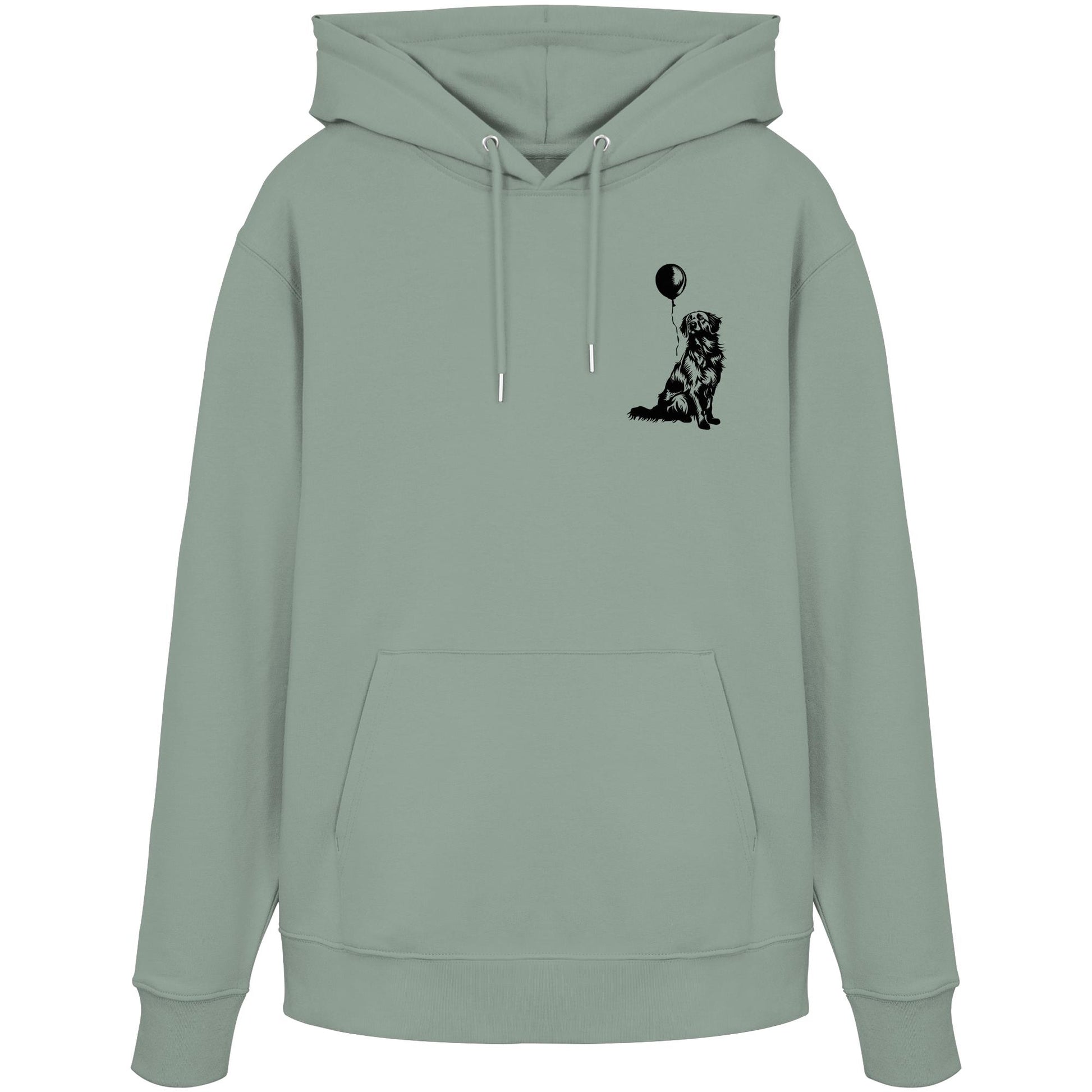 Ballon Flat Coated Retriever - Organic Hoodie