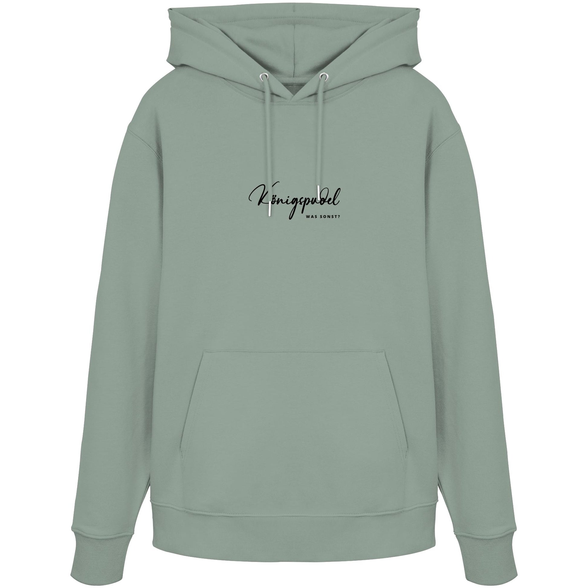 Was sonst? Königspudel - Organic Hoodie