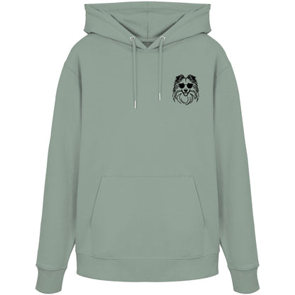 Line Art - Cooler Shetland Sheepdog - Organic Hoodie