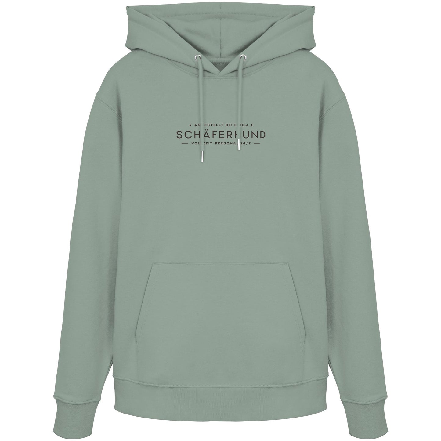 Vollzeit-Personal - Schäferhund - Organic Hoodie