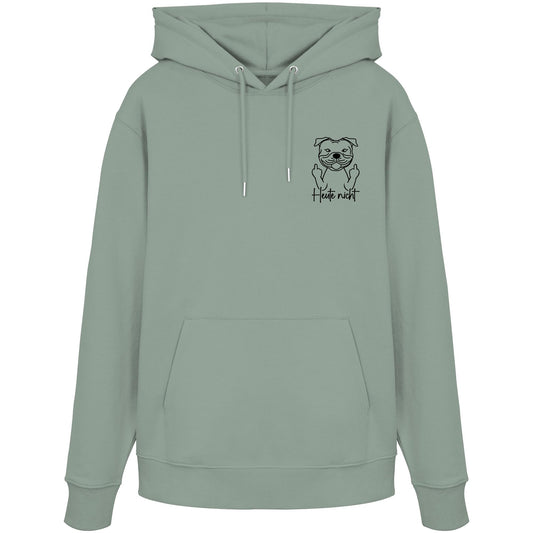 Heute nicht - Staffordshire Bullterrier - Organic Hoodie