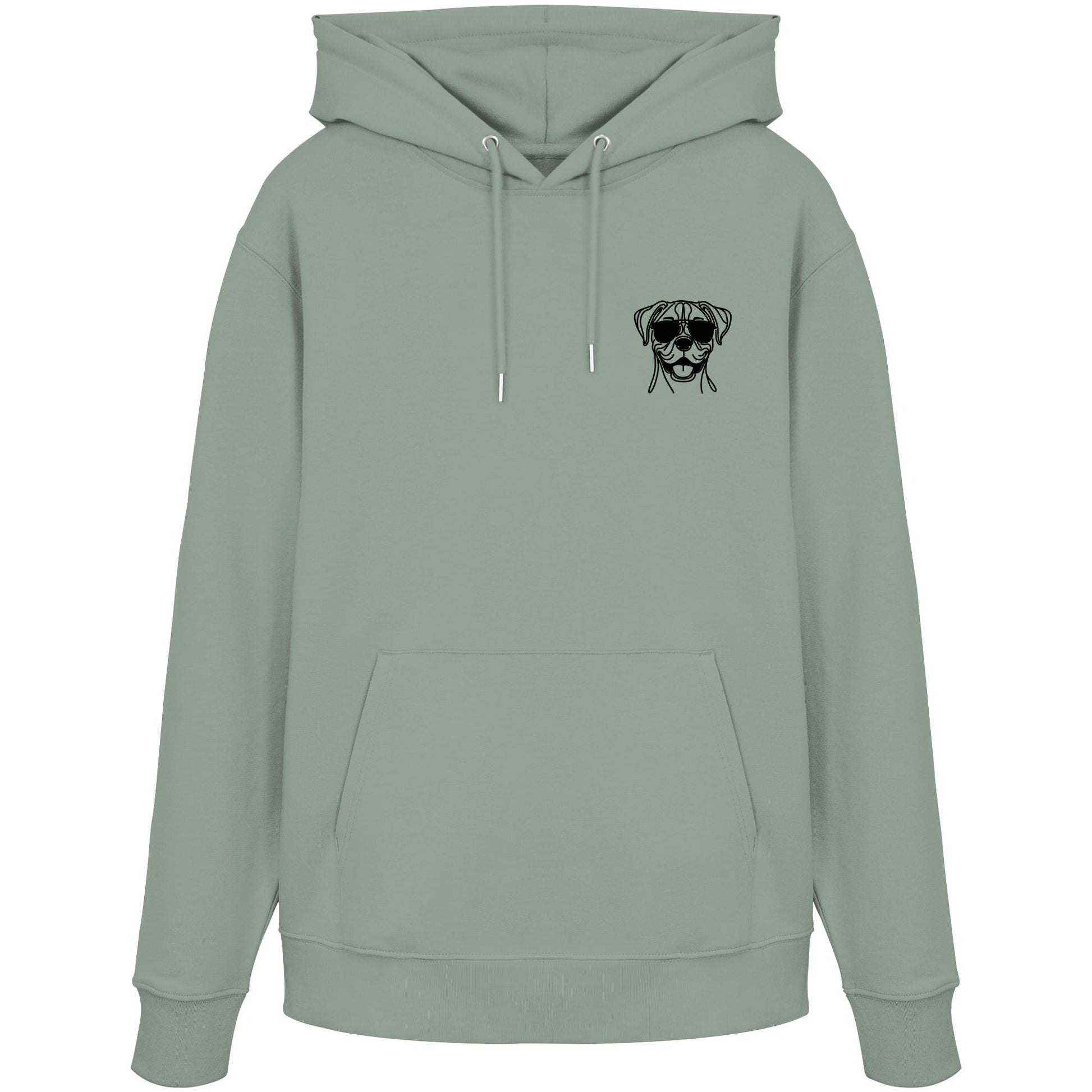 Line Art - Cooler Boxer - Organic Hoodie