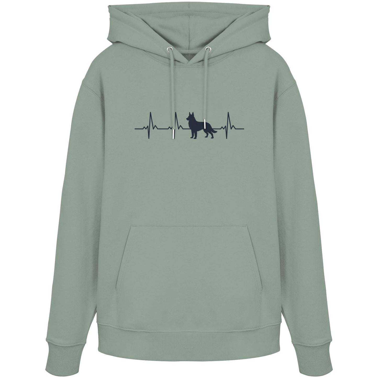Herzschlag Berger de Picardie - Organic Hoodie