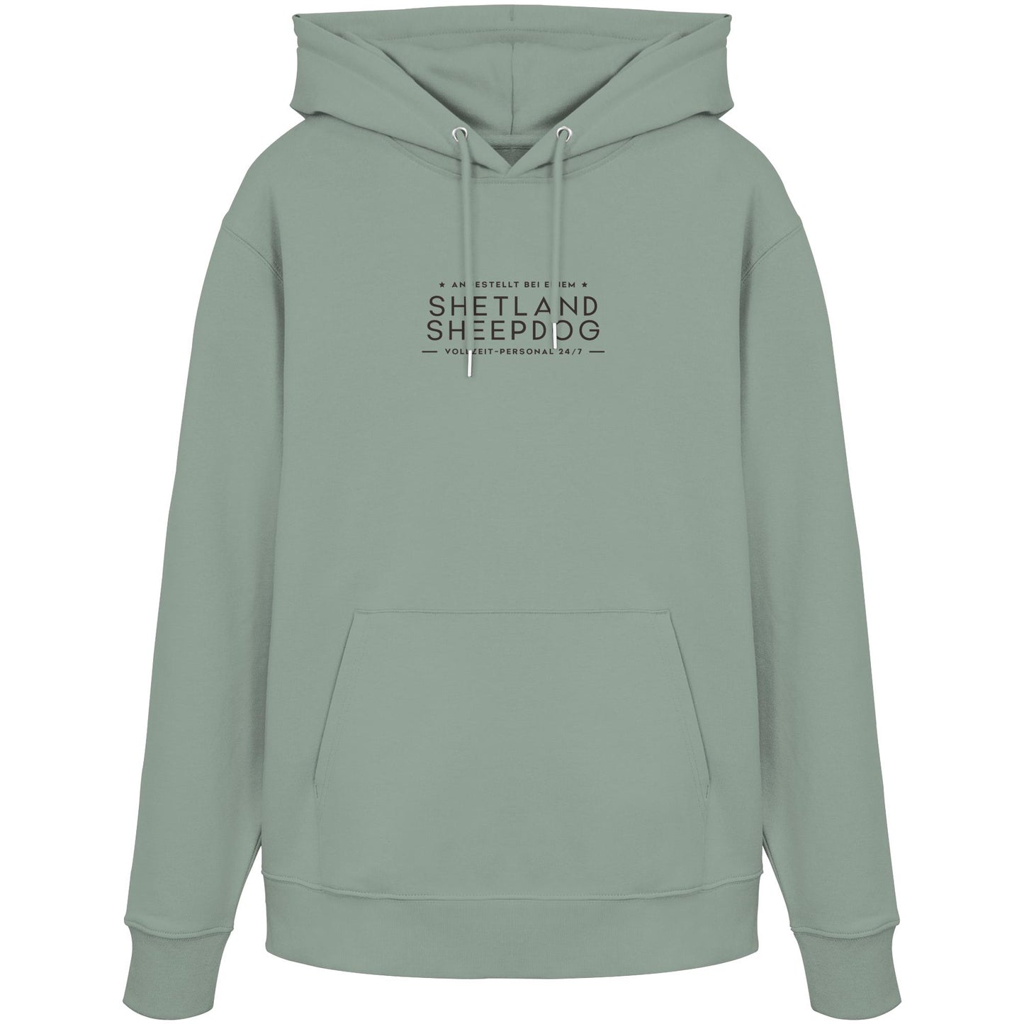 Vollzeit-Personal - Shetland Sheepdog - Organic Hoodie