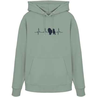 Herzschlag Chow Chow - Organic Hoodie