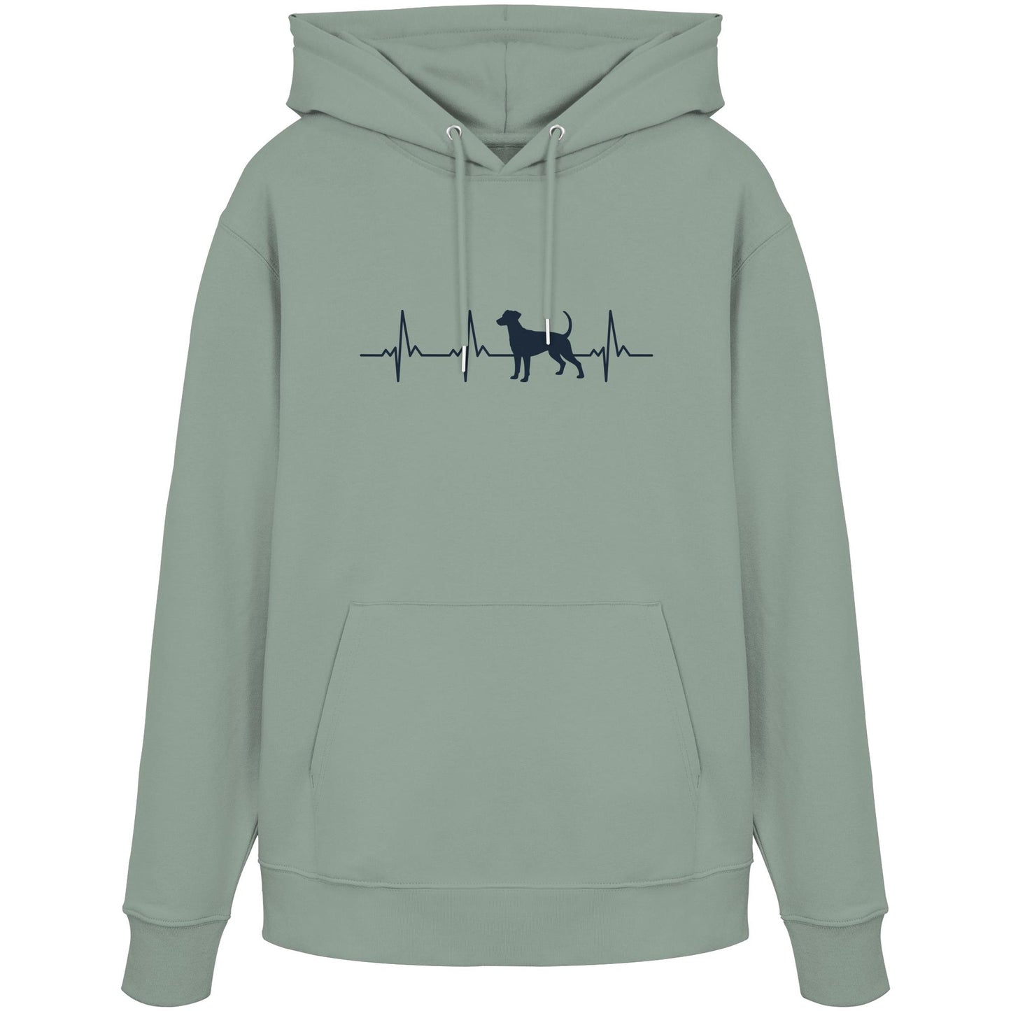 Herzschlag Deutscher Pinscher - Organic Hoodie