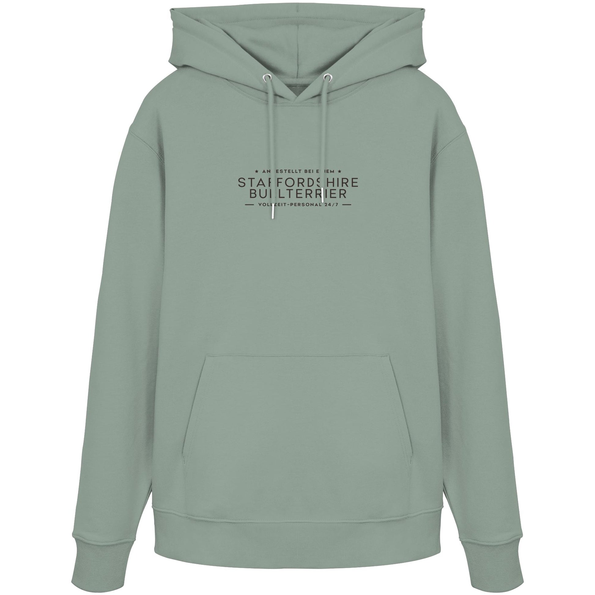 Vollzeit-Personal - Staffordshire Bullterrier - Organic Hoodie