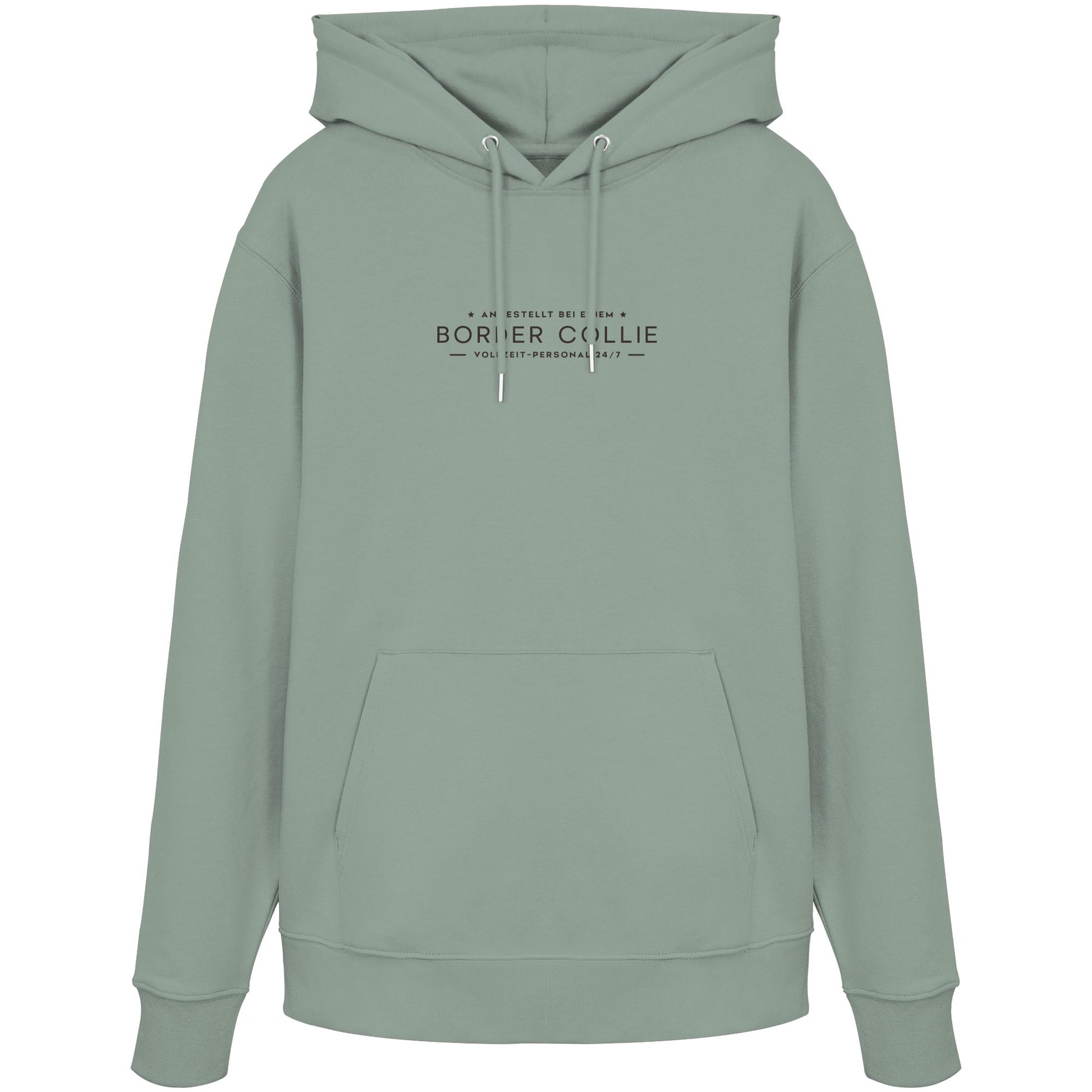 Vollzeit-Personal - Border Collie - Organic Hoodie