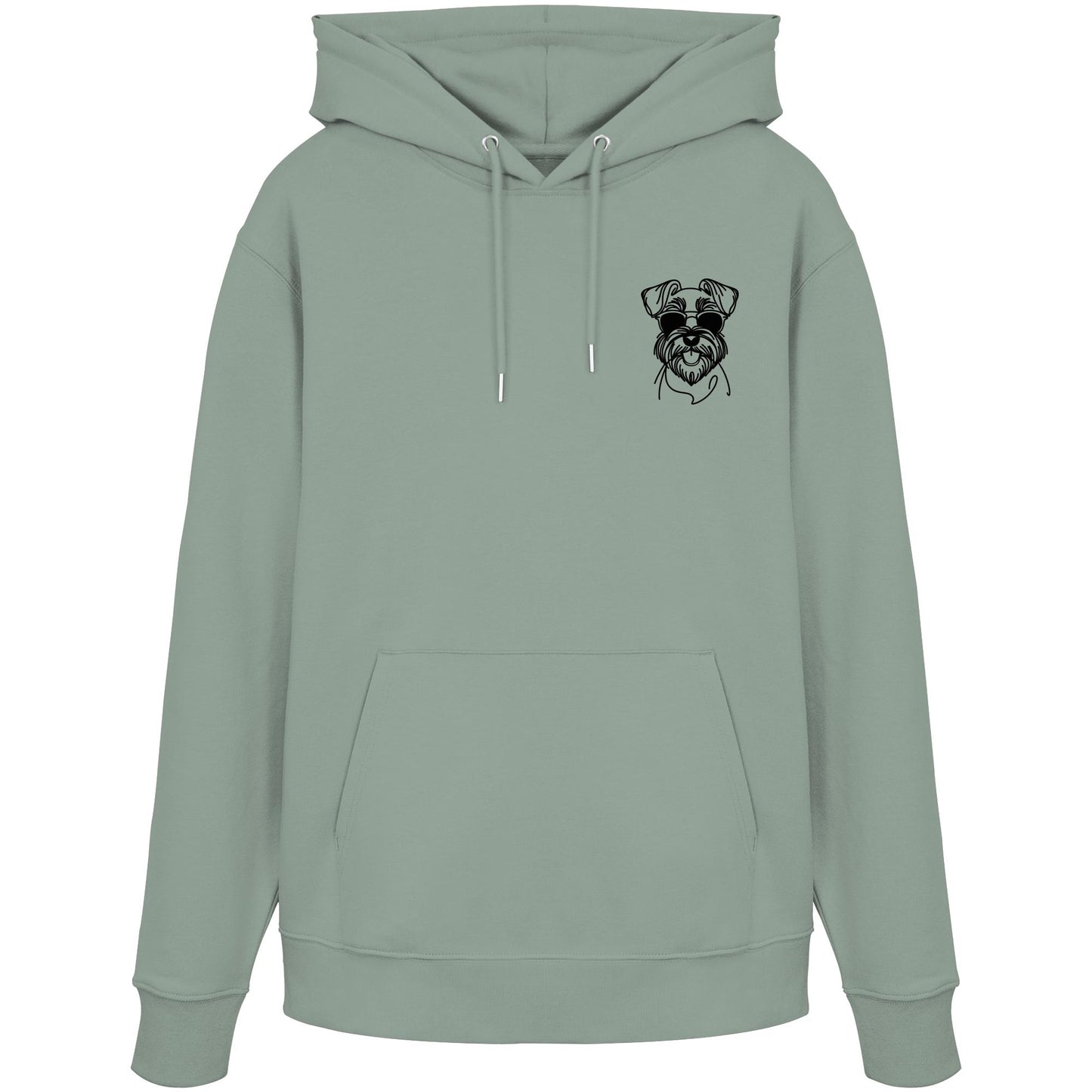 Line Art - Cooler Schnauzer - Organic Hoodie