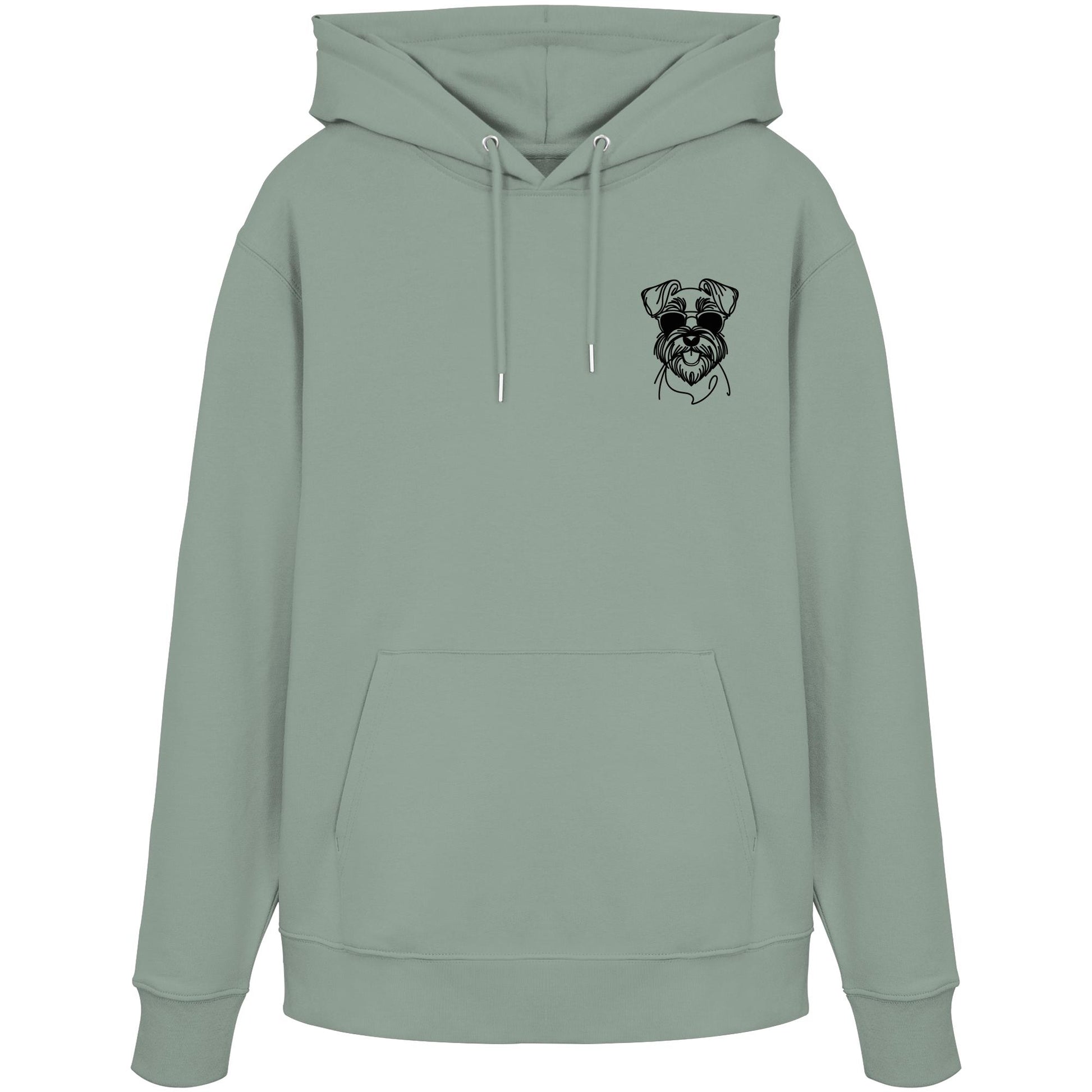 Line Art - Cooler Schnauzer - Organic Hoodie