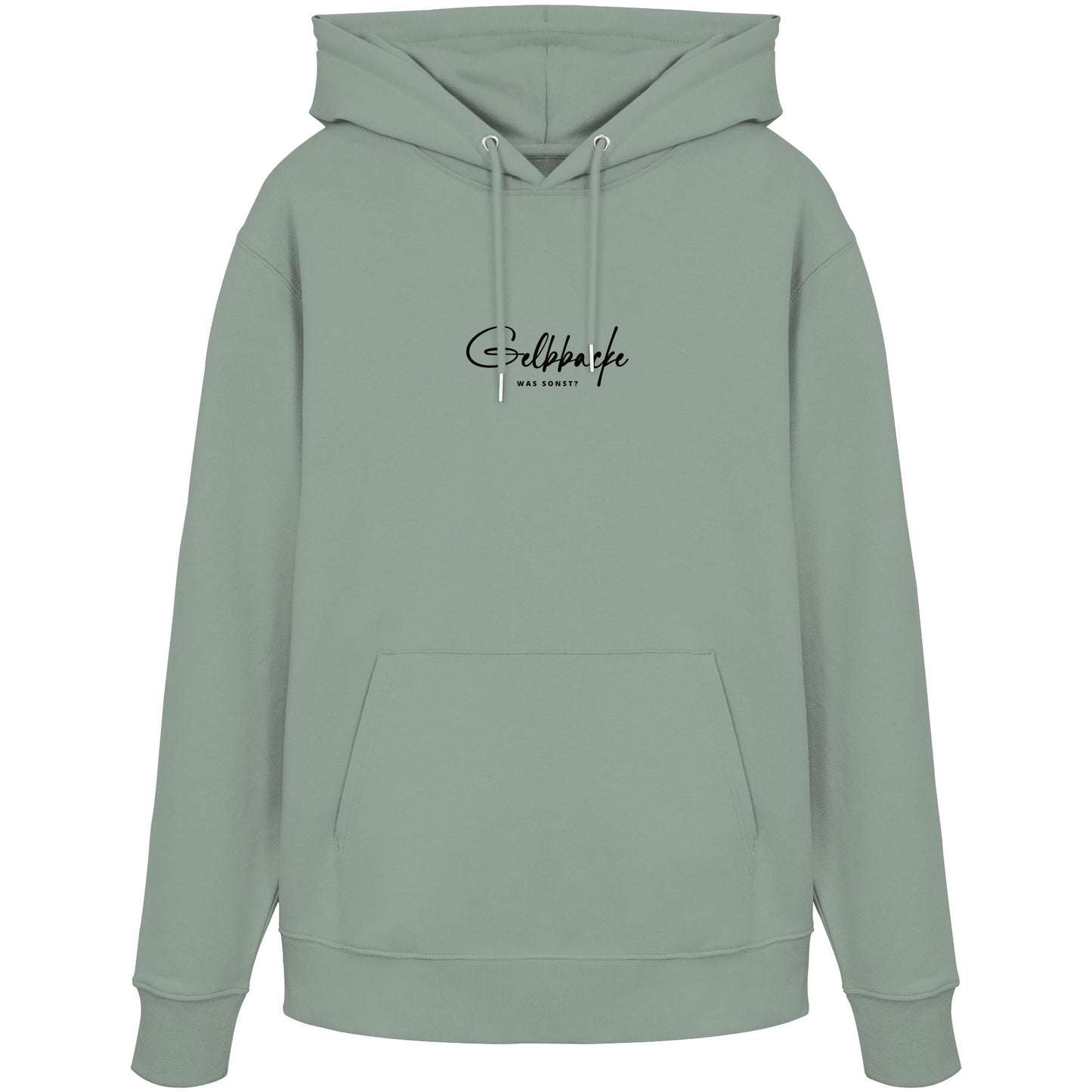 Was sonst? Gelbbacke - Organic Hoodie