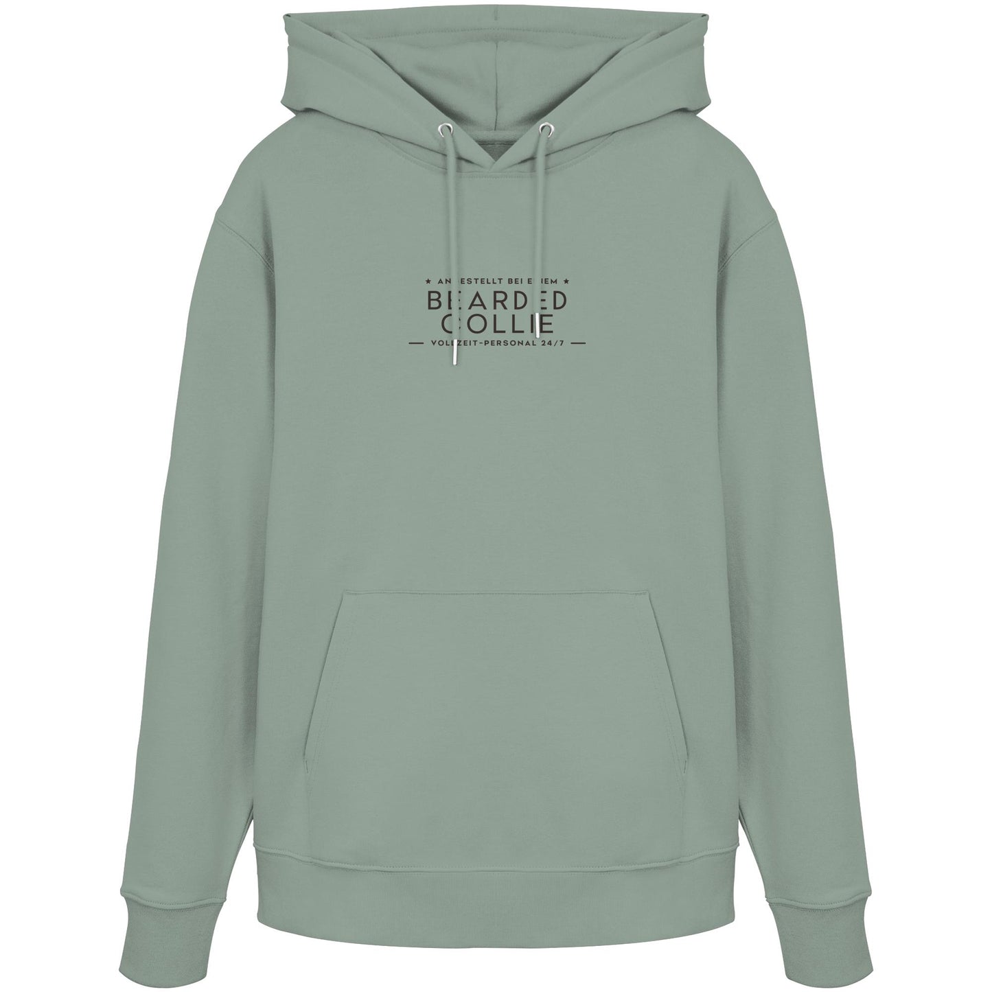 Vollzeit-Personal - Bearded Collie - Organic Hoodie