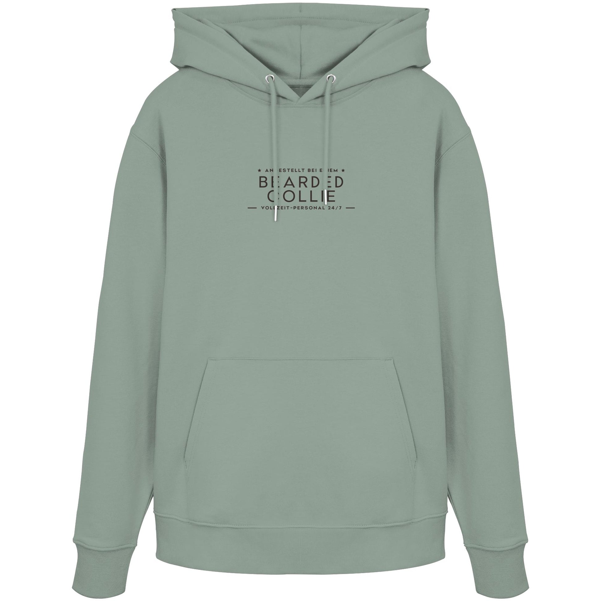 Vollzeit-Personal - Bearded Collie - Organic Hoodie