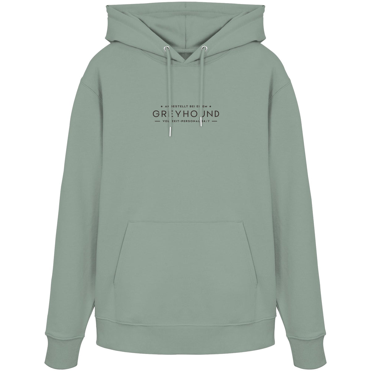 Vollzeit-Personal - Greyhound - Organic Hoodie