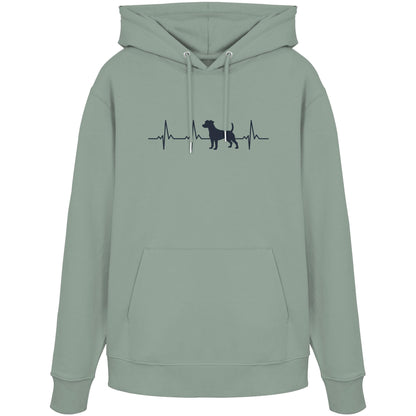 Herzschlag Jack Russell - Organic Hoodie