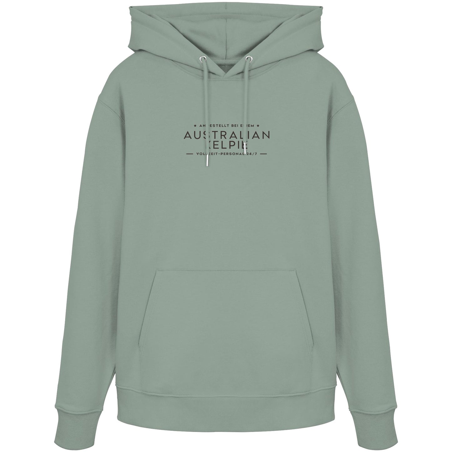 Vollzeit-Personal - Australian Kelpie - Organic Hoodie