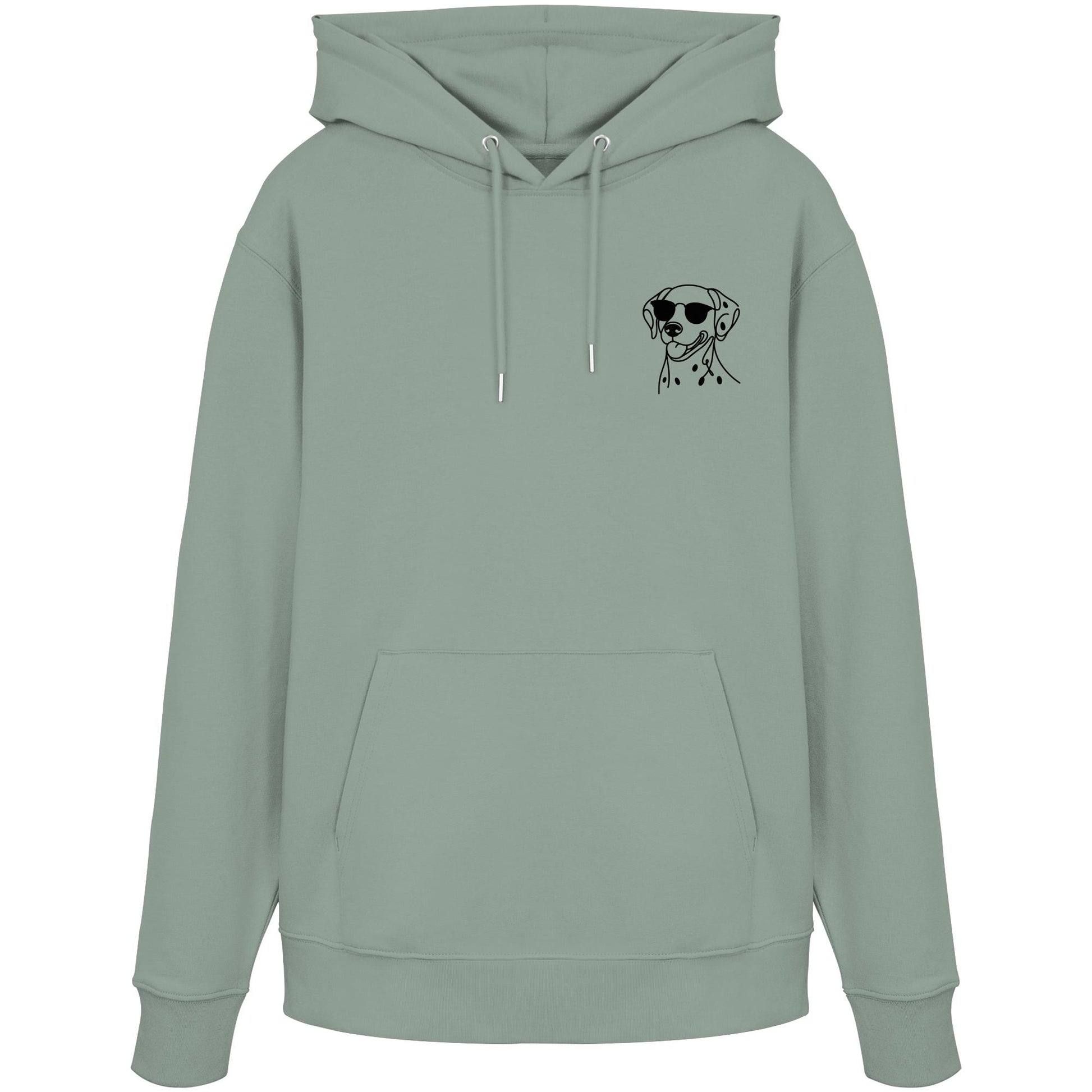 Line Art - Cooler Dalmatiner - Organic Hoodie
