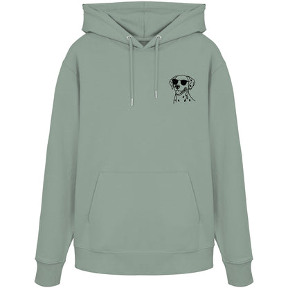 Line Art - Cooler Dalmatiner - Organic Hoodie