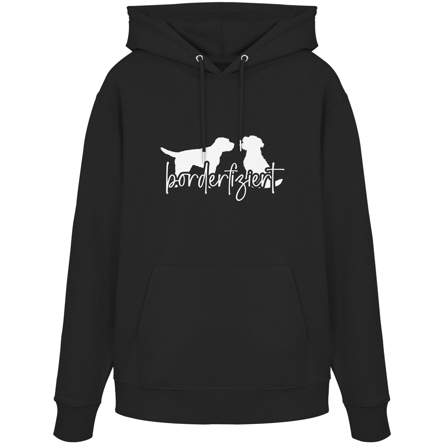 borderfiziert (Border Terrier) - Organic Hoodie