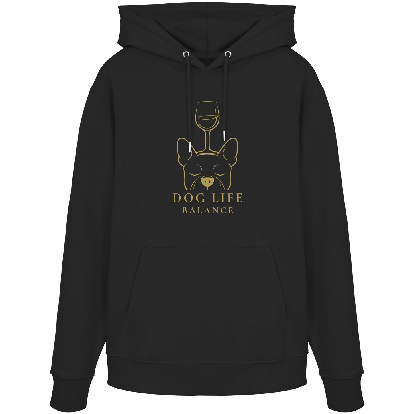 Dog Life Balance - Französische Bulldogge - Organic Hoodie