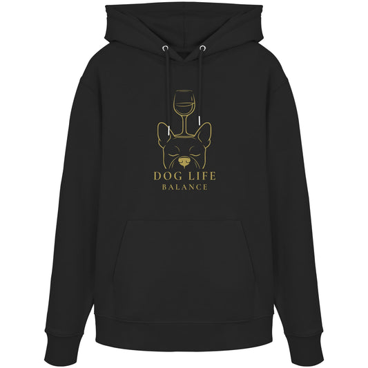 Dog Life Balance - Französische Bulldogge - Organic Hoodie