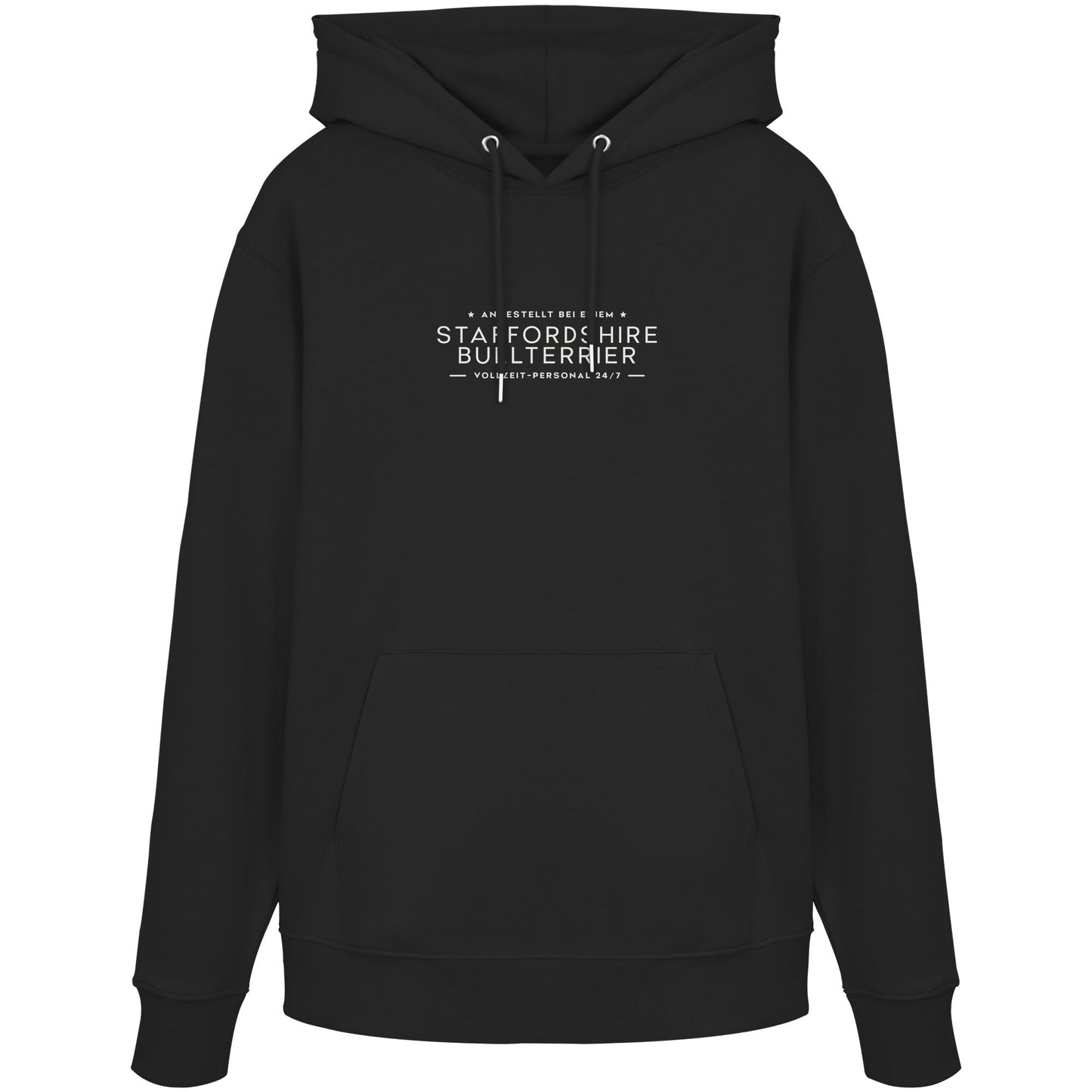 Vollzeit-Personal - Staffordshire Bullterrier - Organic Hoodie