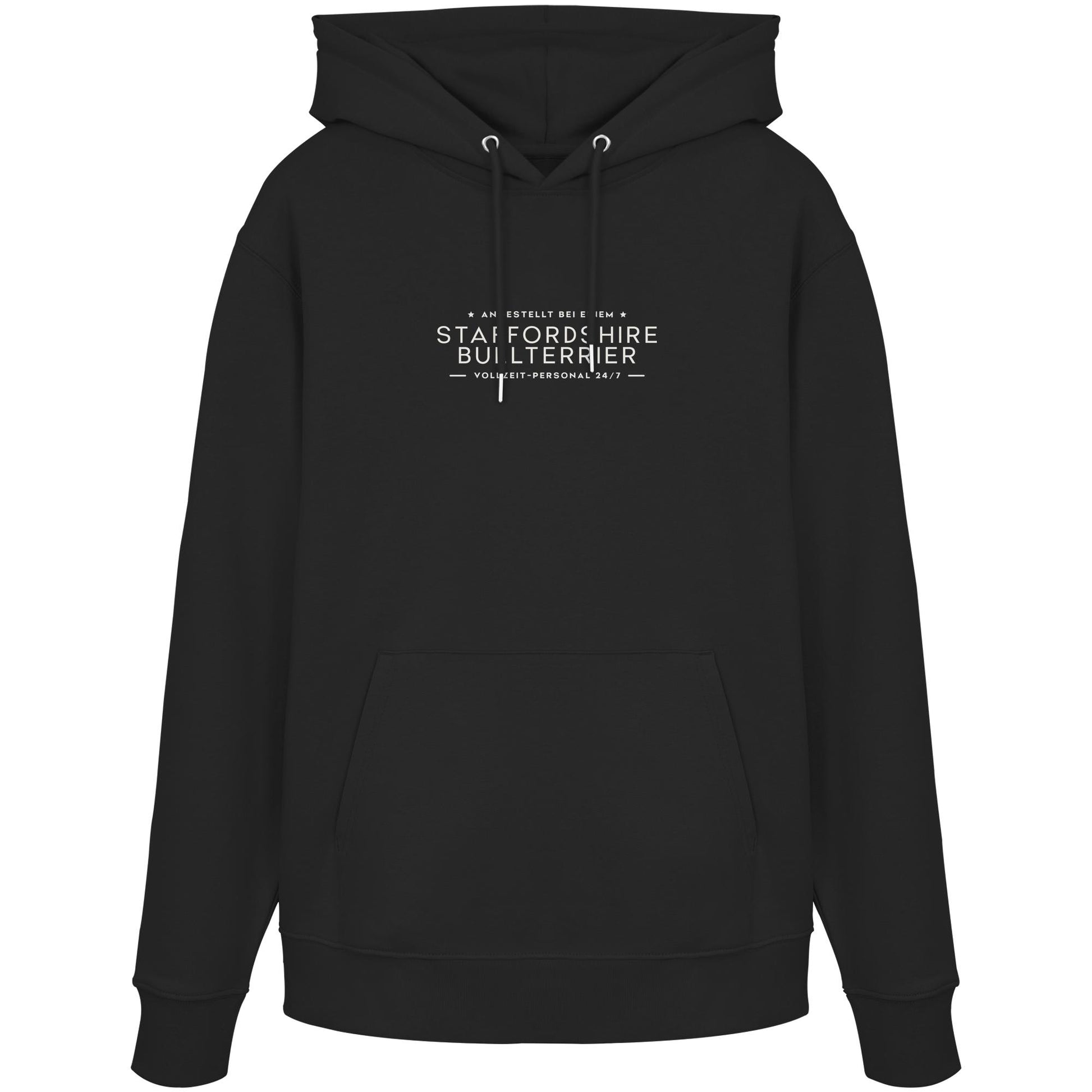 Vollzeit-Personal - Staffordshire Bullterrier - Organic Hoodie