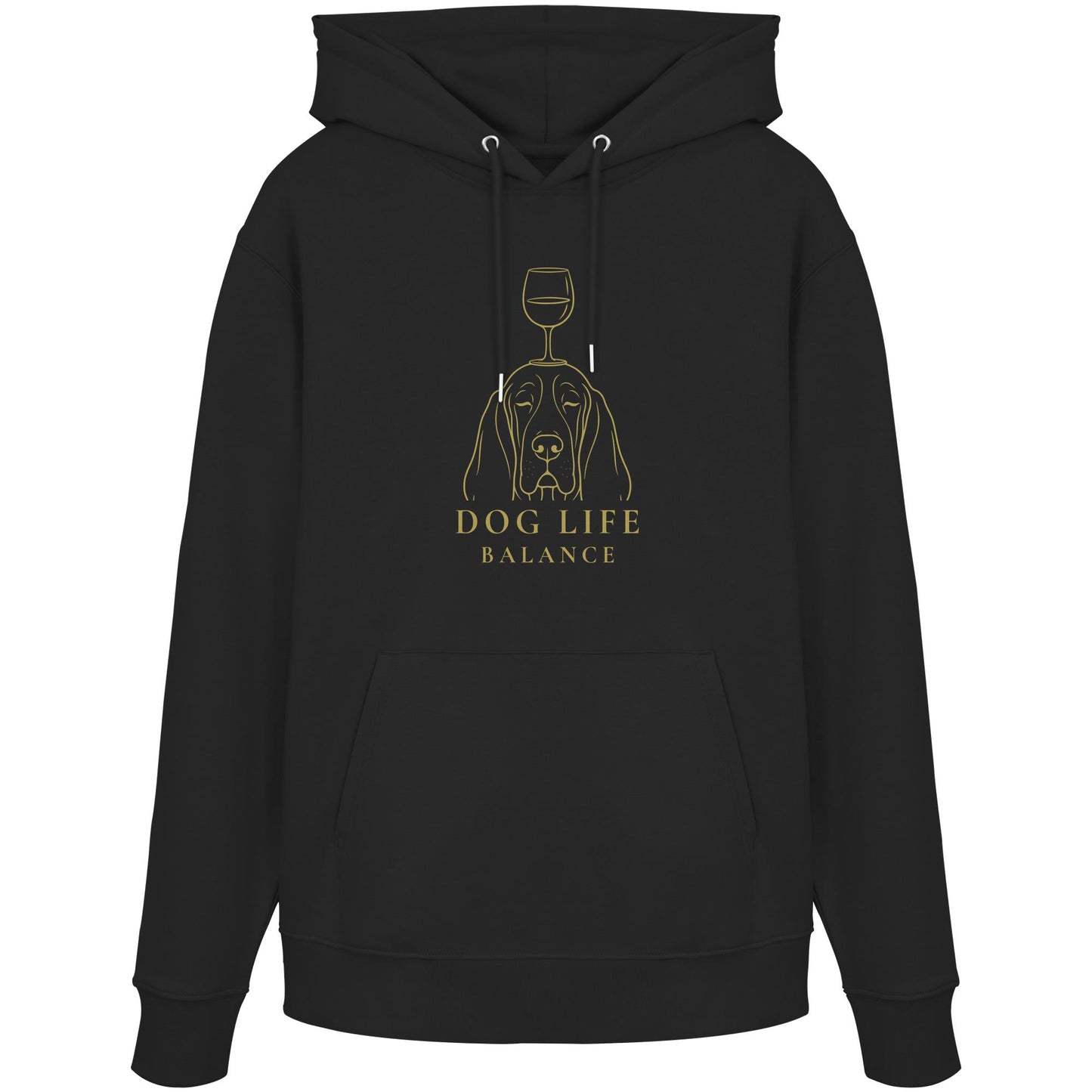 Dog Life Balance - Basset Hound - Organic Hoodie
