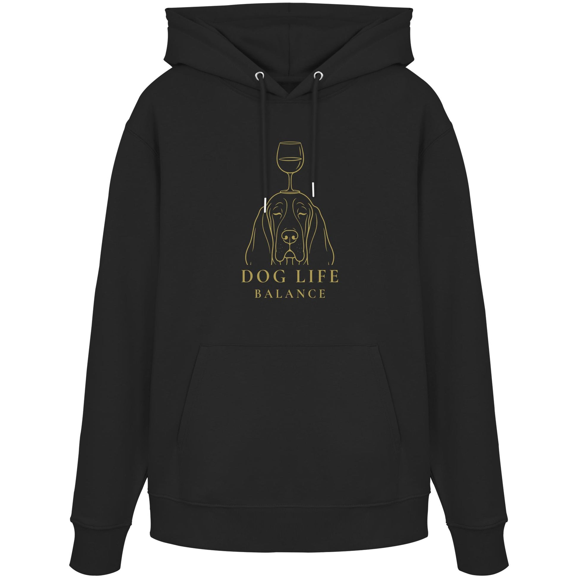 Dog Life Balance - Basset Hound - Organic Hoodie