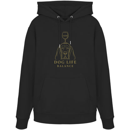 Dog Life Balance - Basset Hound - Organic Hoodie
