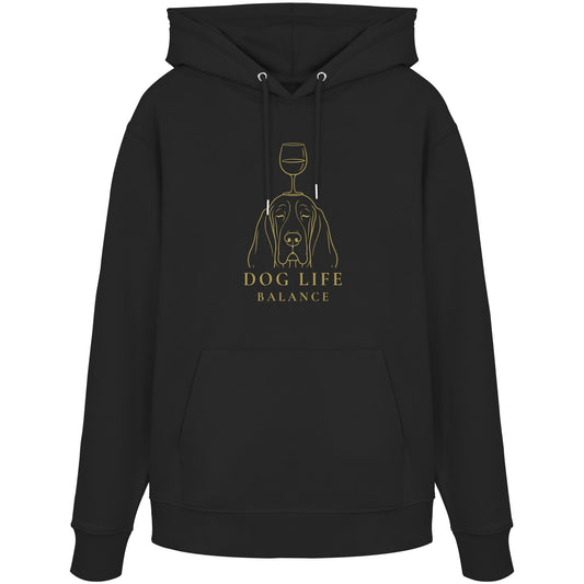 Dog Life Balance - Basset Hound - Organic Hoodie