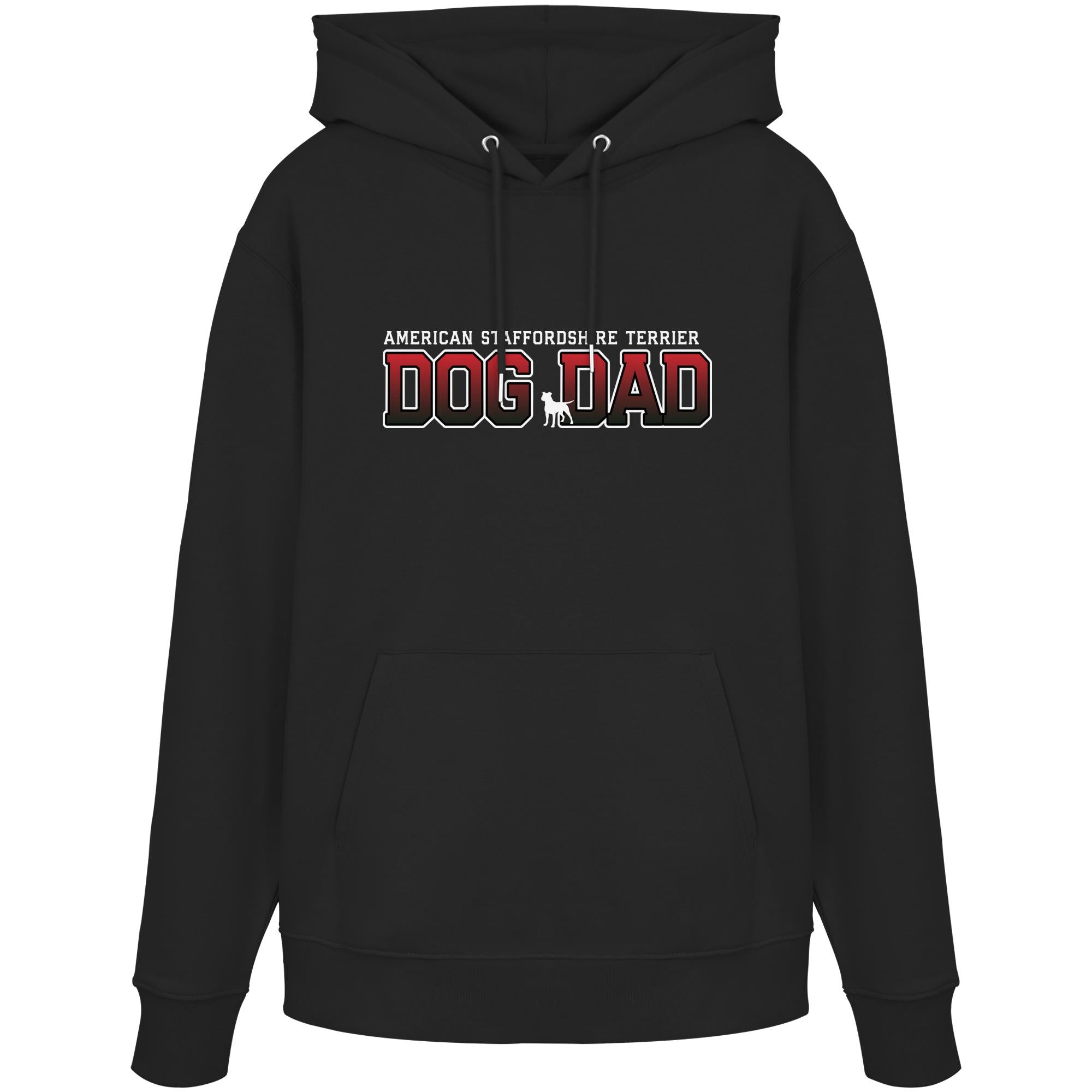 American Staffordshire Terrier Dad - Varsity - Organic Hoodie