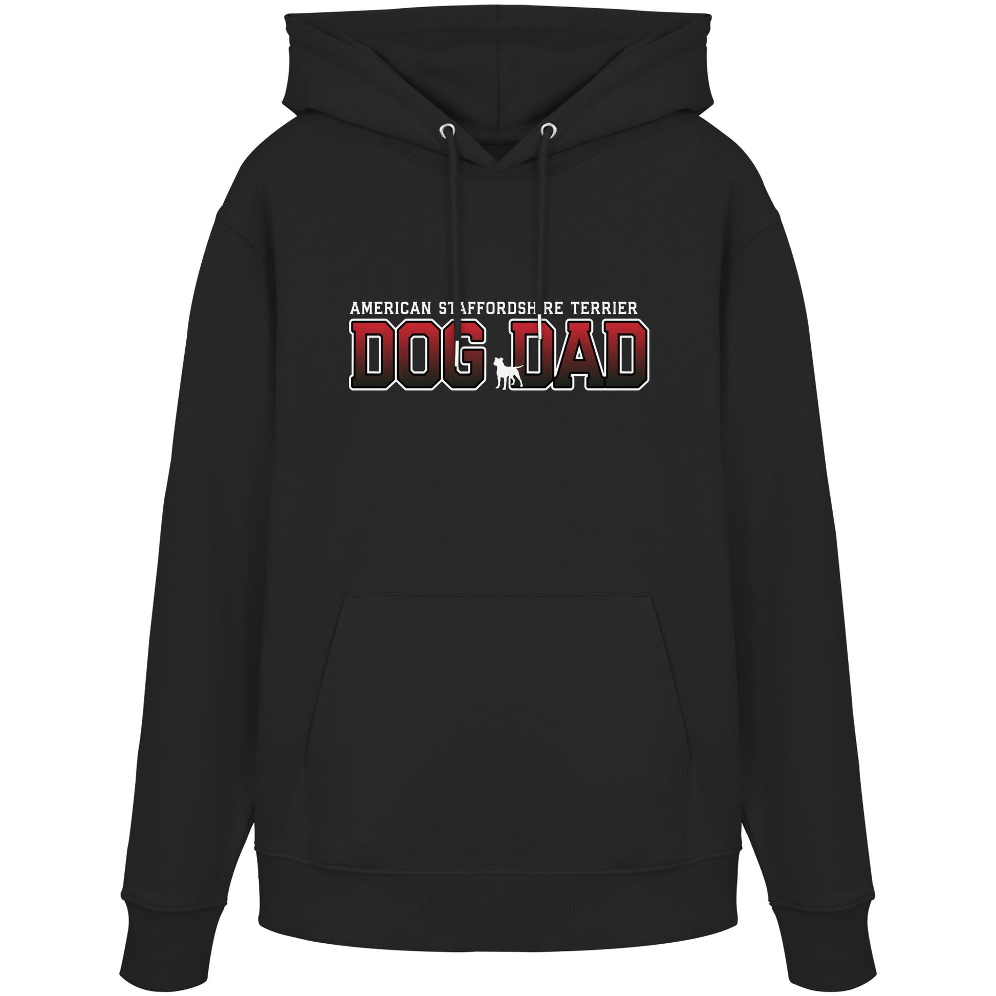 American Staffordshire Terrier Dad - Varsity - Organic Hoodie