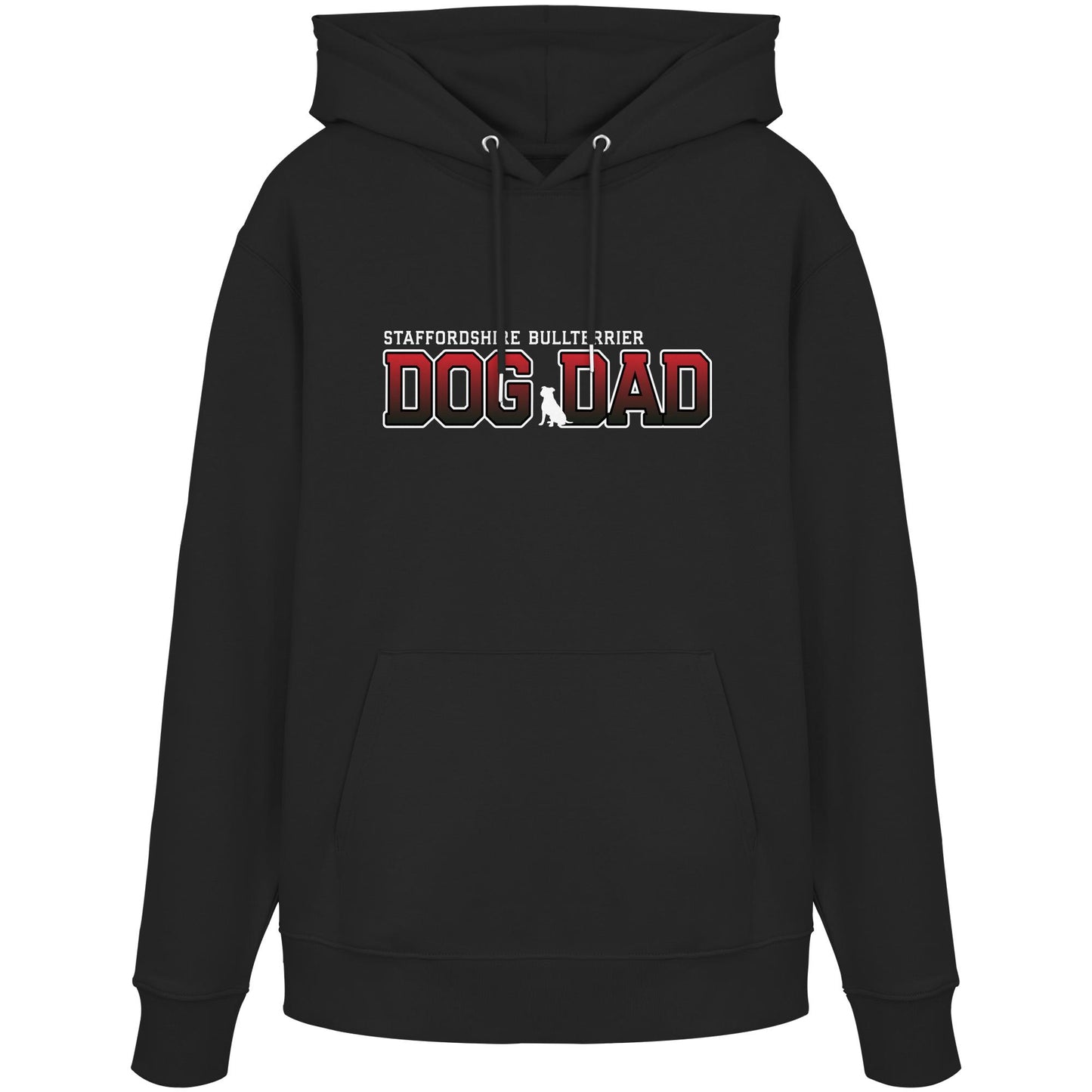 Staffordshire Bullterrier Dad - Varsity - Organic Hoodie