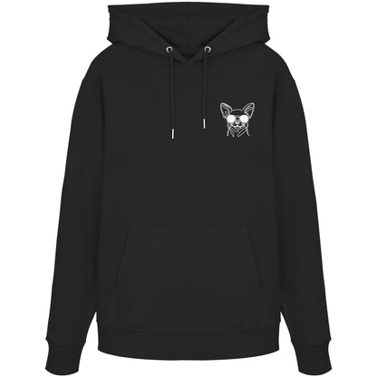 Line Art - Cooler Chihuahua (Kurzhaar) - Organic Hoodie