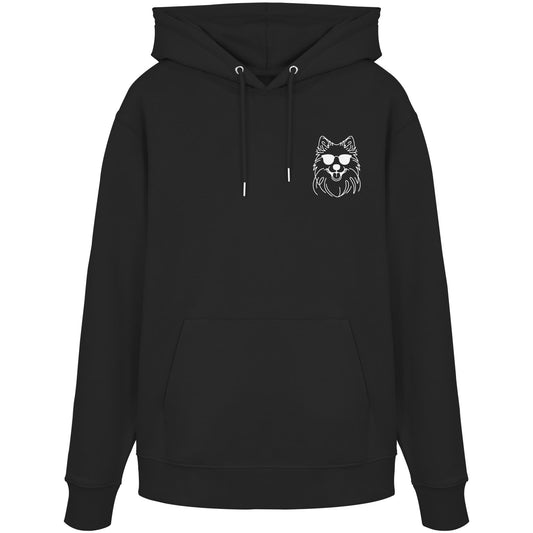Line Art - Cooler Islandhund - Organic Hoodie