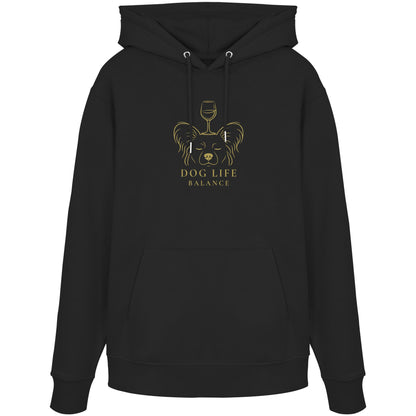 Dog Life Balance - Papillon - Organic Hoodie